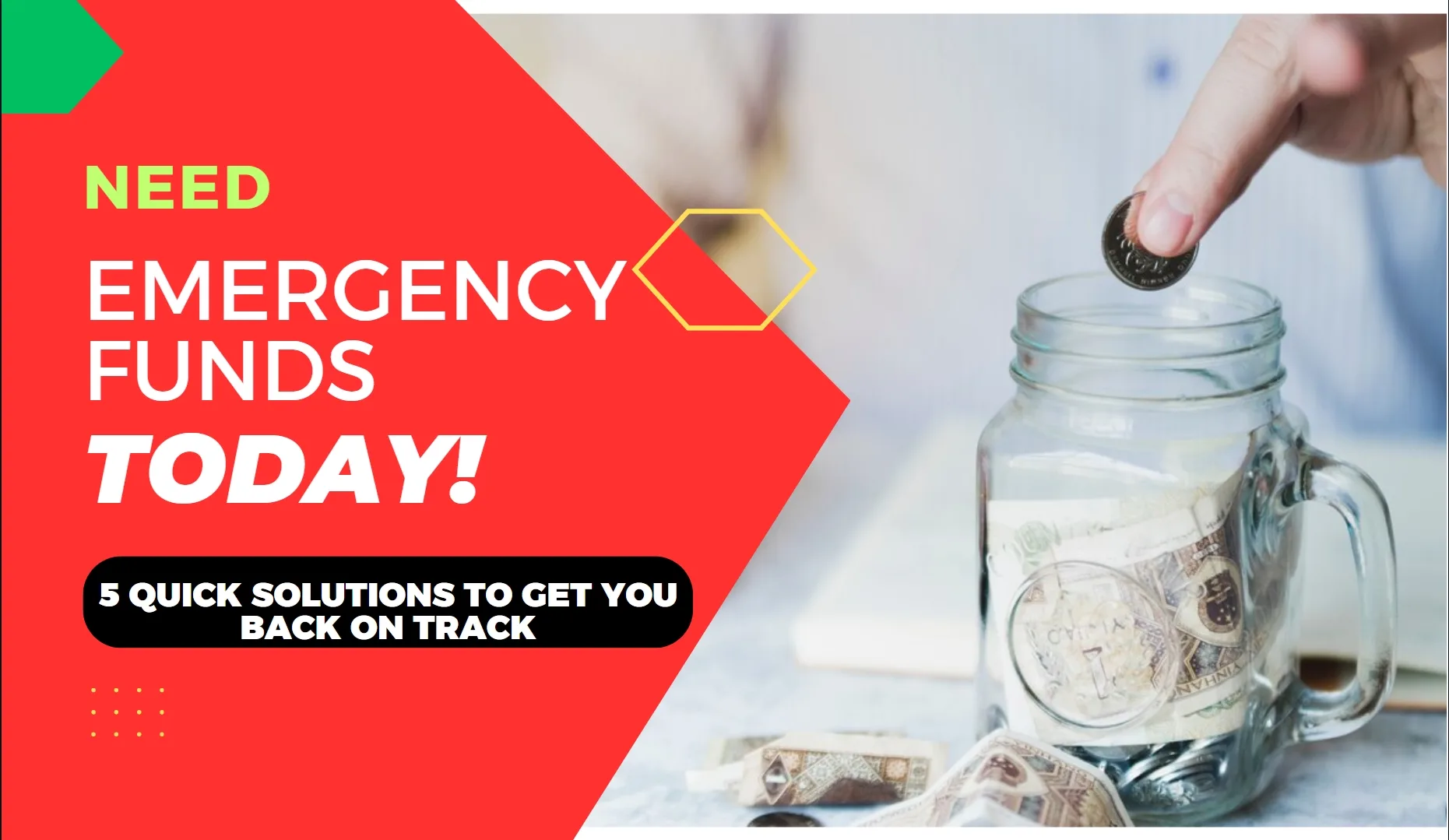 Need Emergency Funds Today | Sense Of Cents